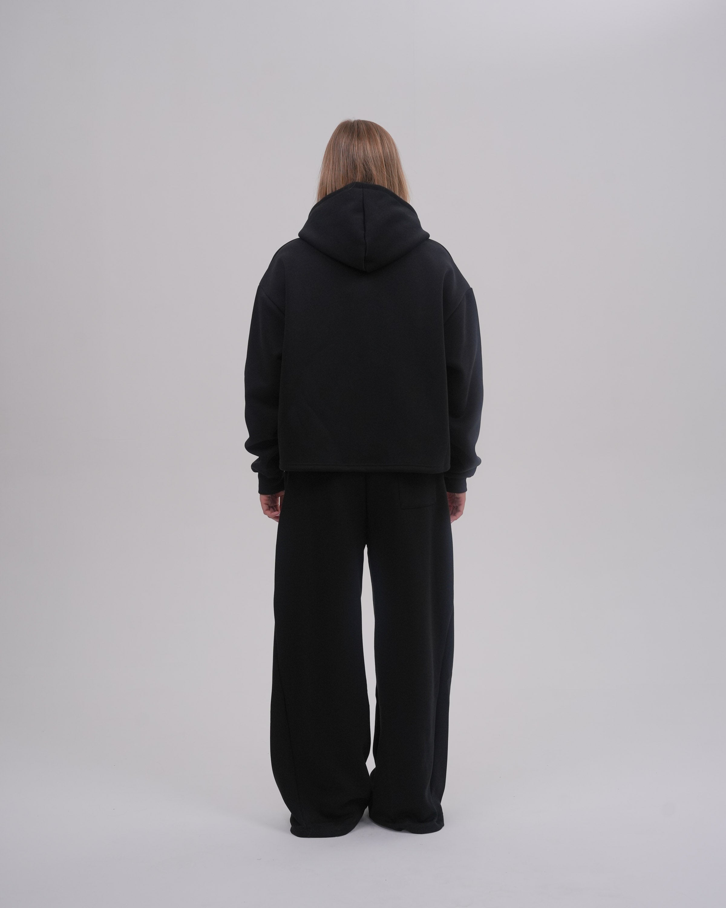 Cloud9 Wide Leg Sweatpants, Midnight Black