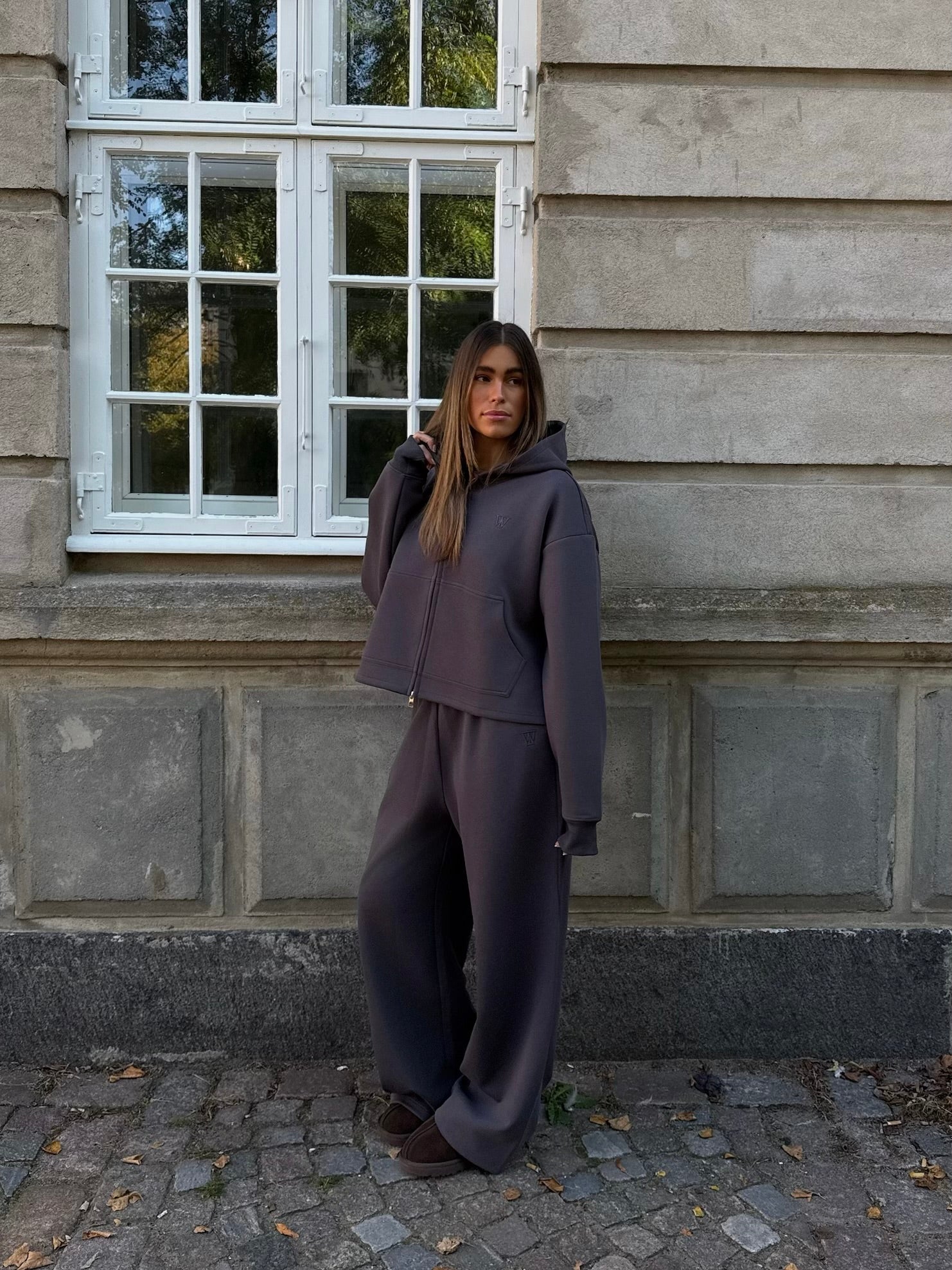 Cloud9 Wide Leg Sweatpants - Shadow