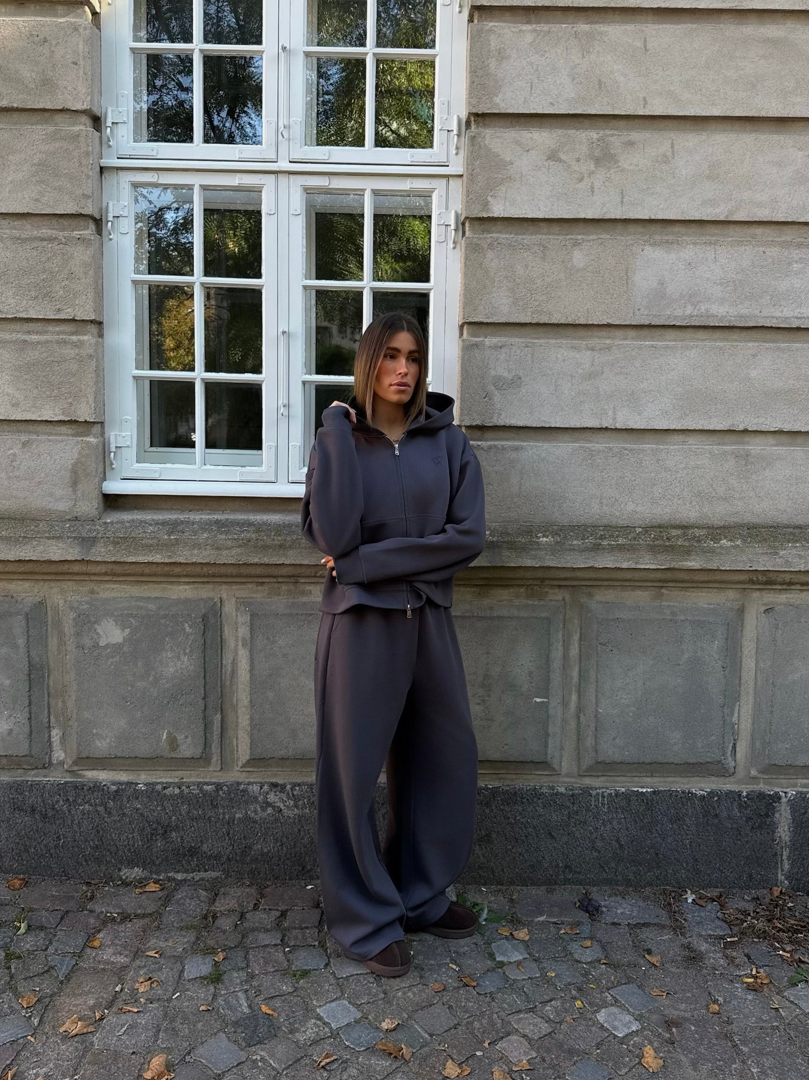 Cloud9 Wide Leg Sweatpants - Shadow