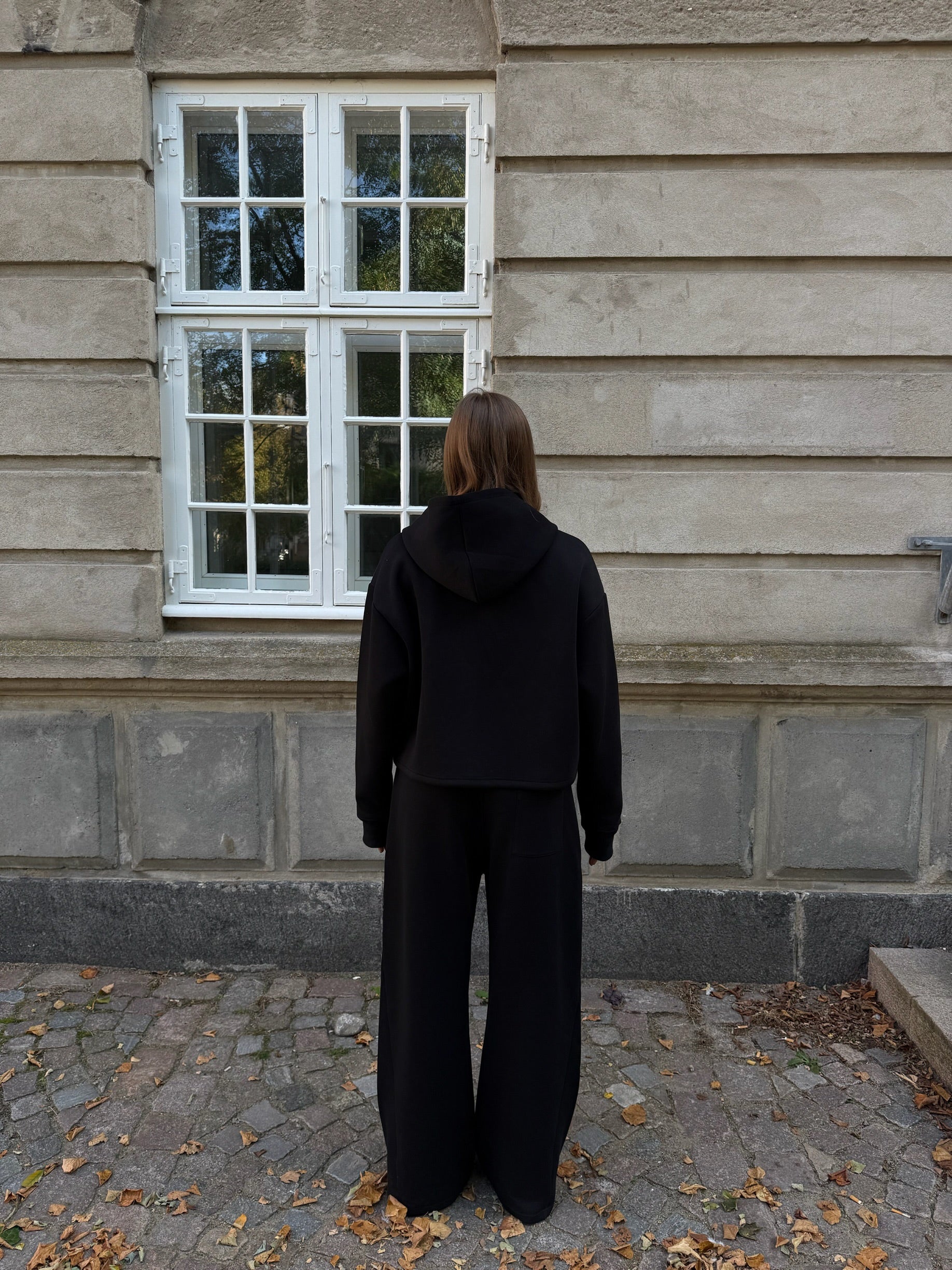 Cloud9 Wide Leg Sweatpants - Midnight Black