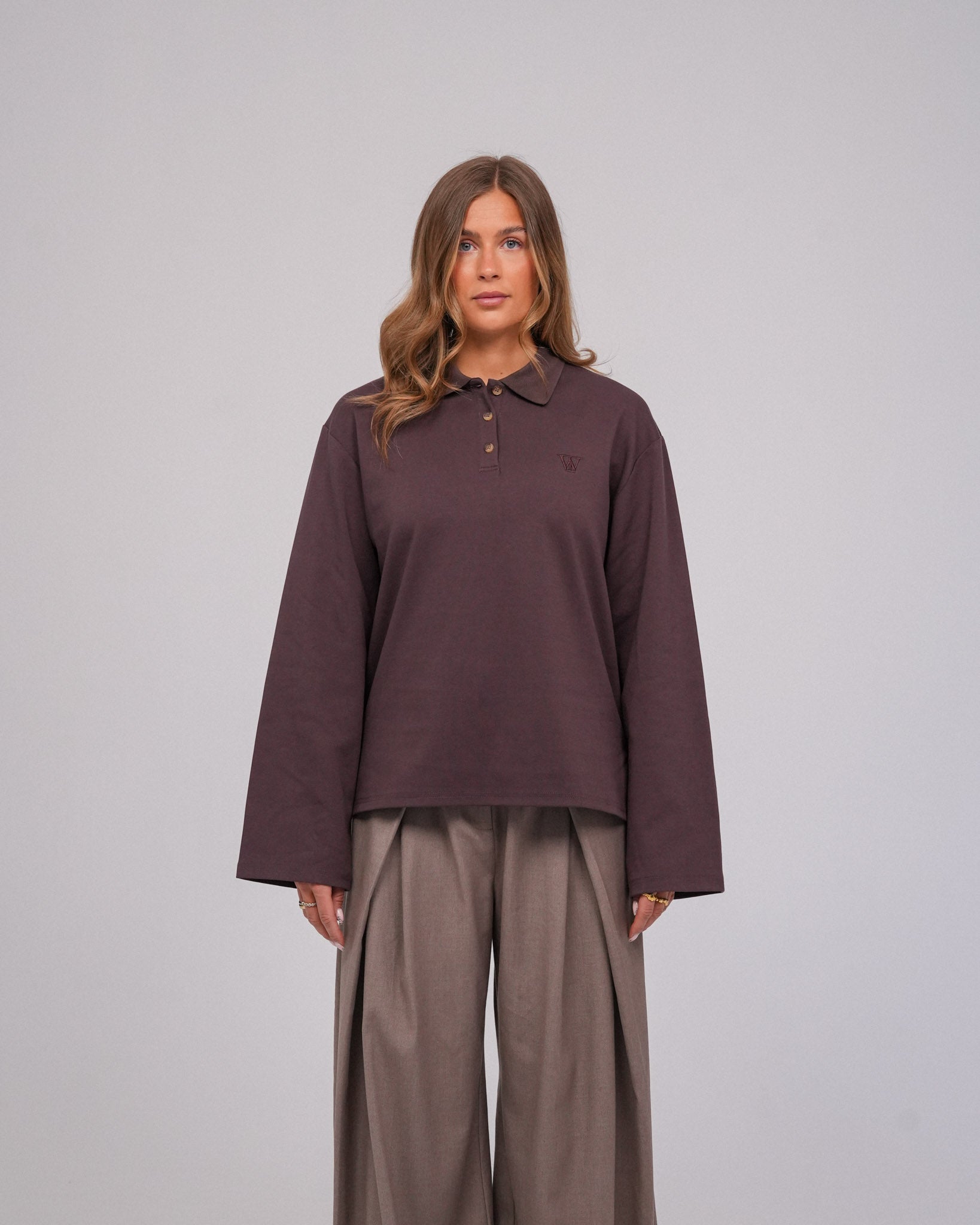 Kelly Polo Shirt, Pecan Brown