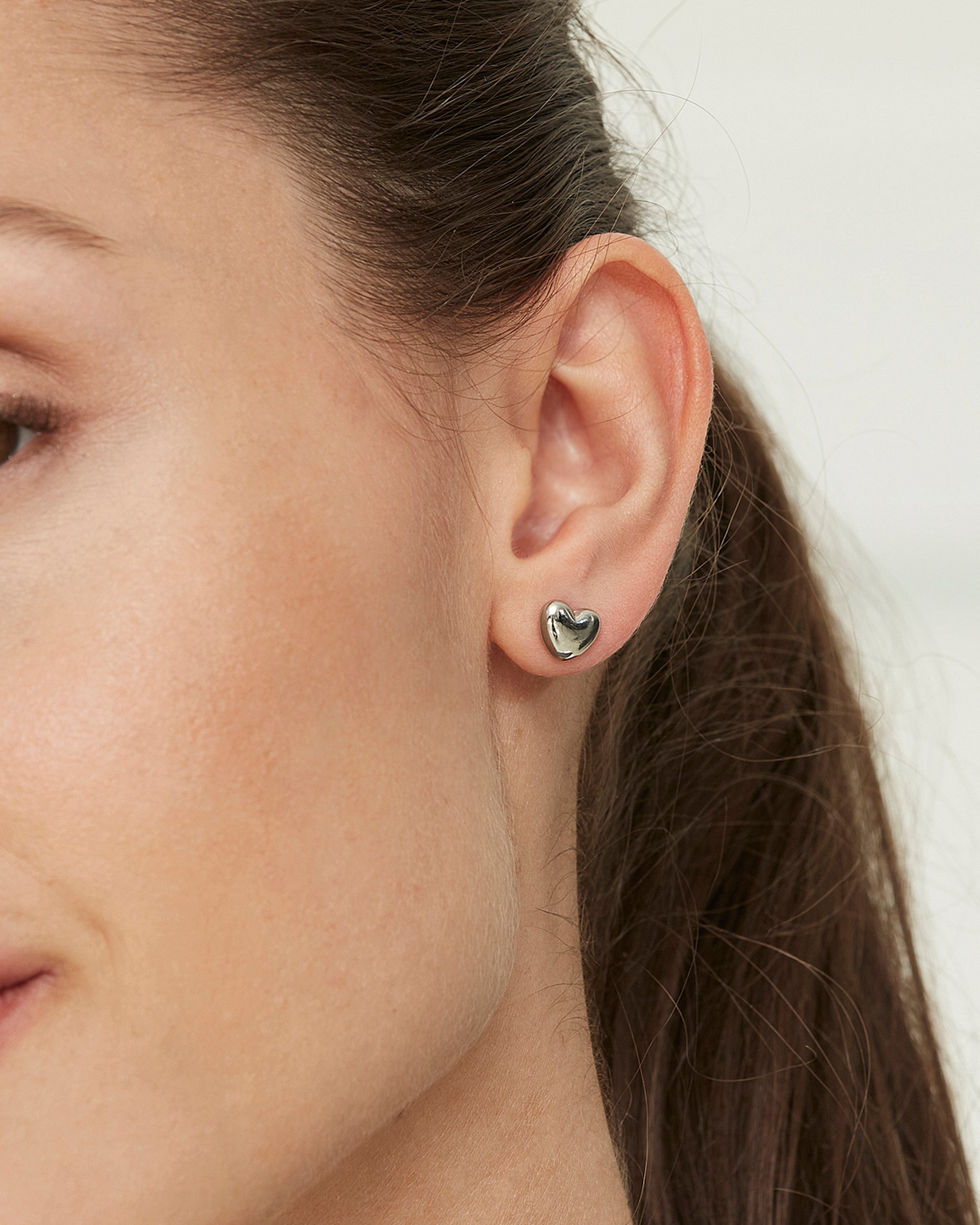Barley Studs Silver