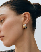 Furo Duo Creoles Silver/Gold