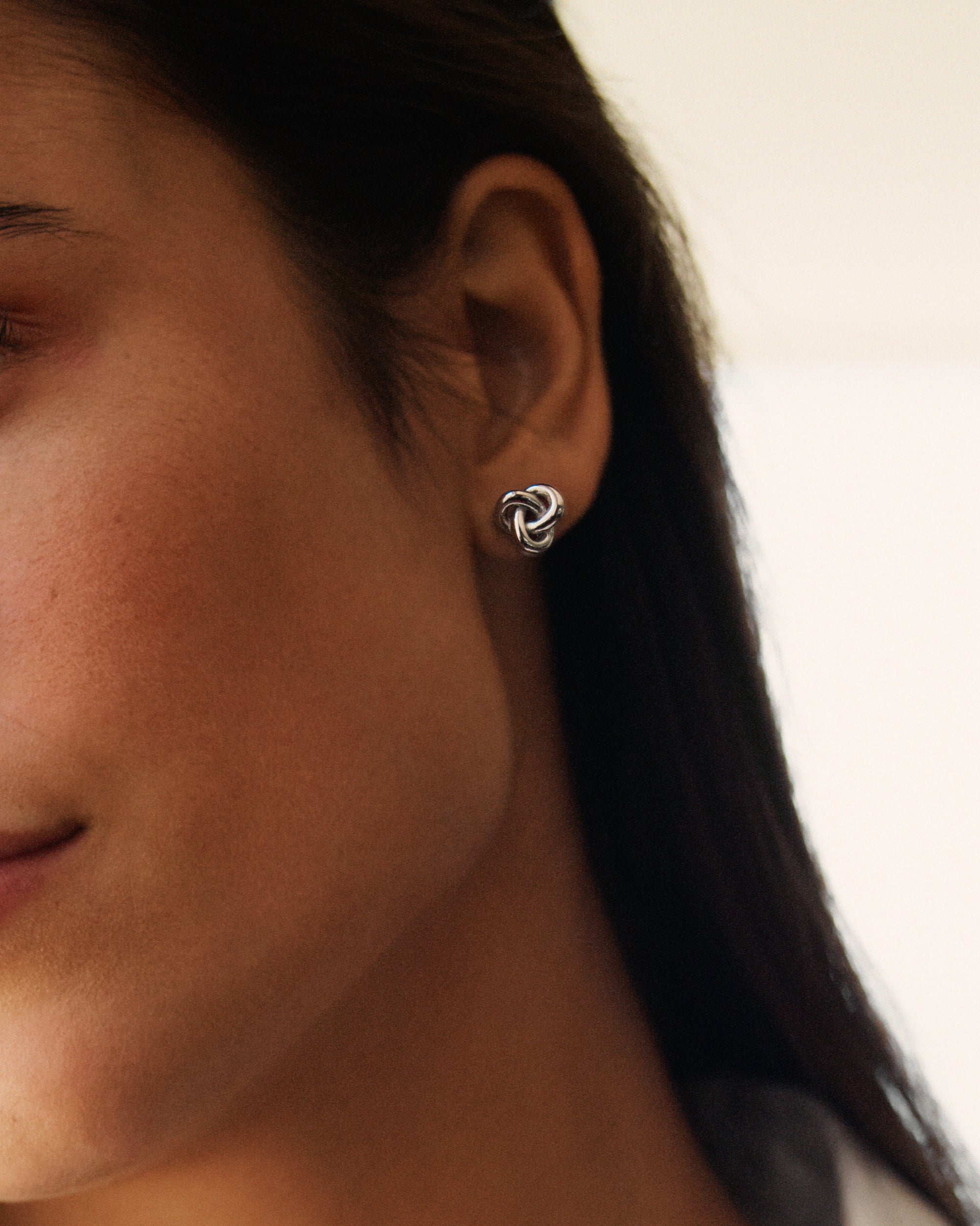 Infinity Knot Studs S Silver