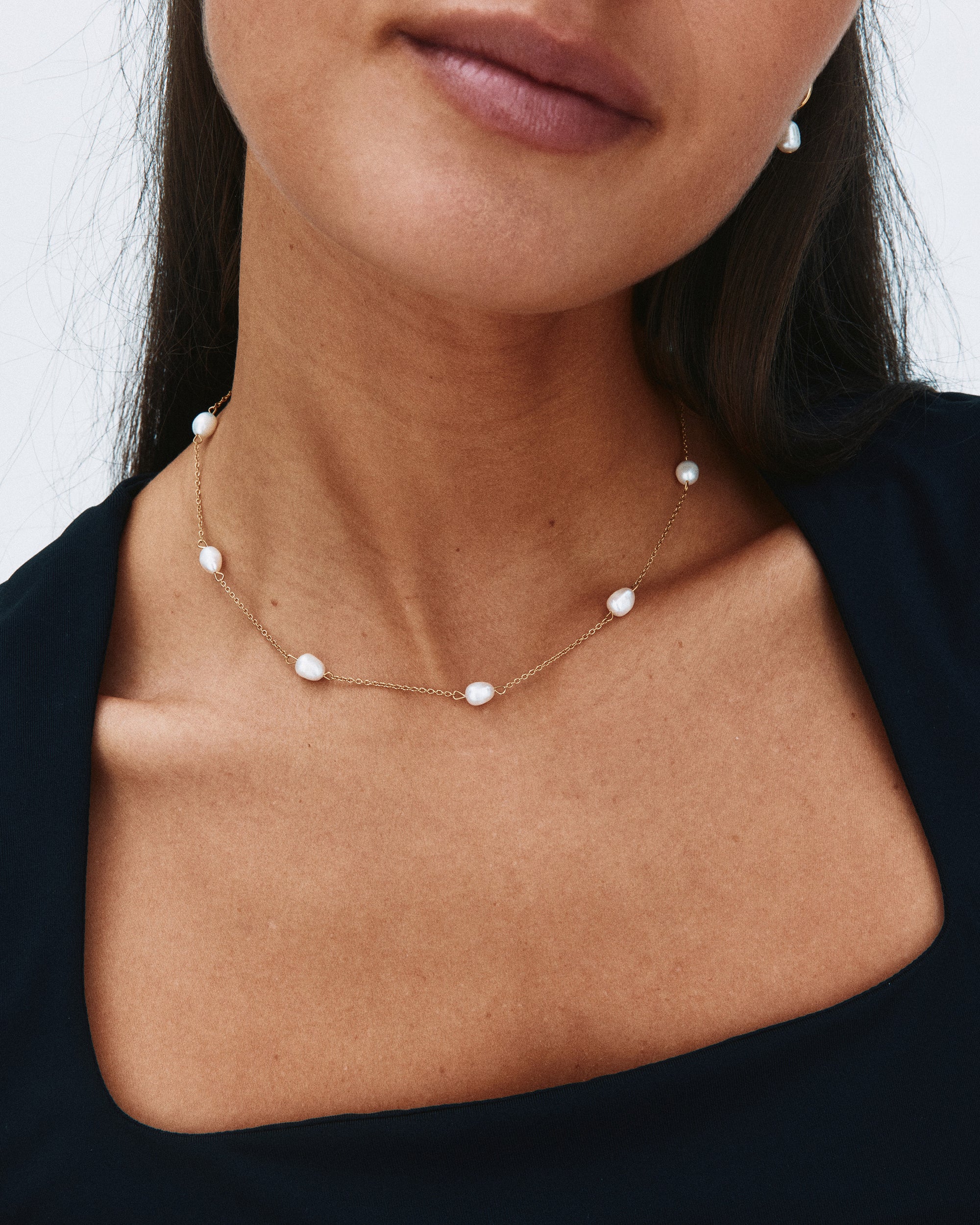 Perla Necklace Multi Gold
