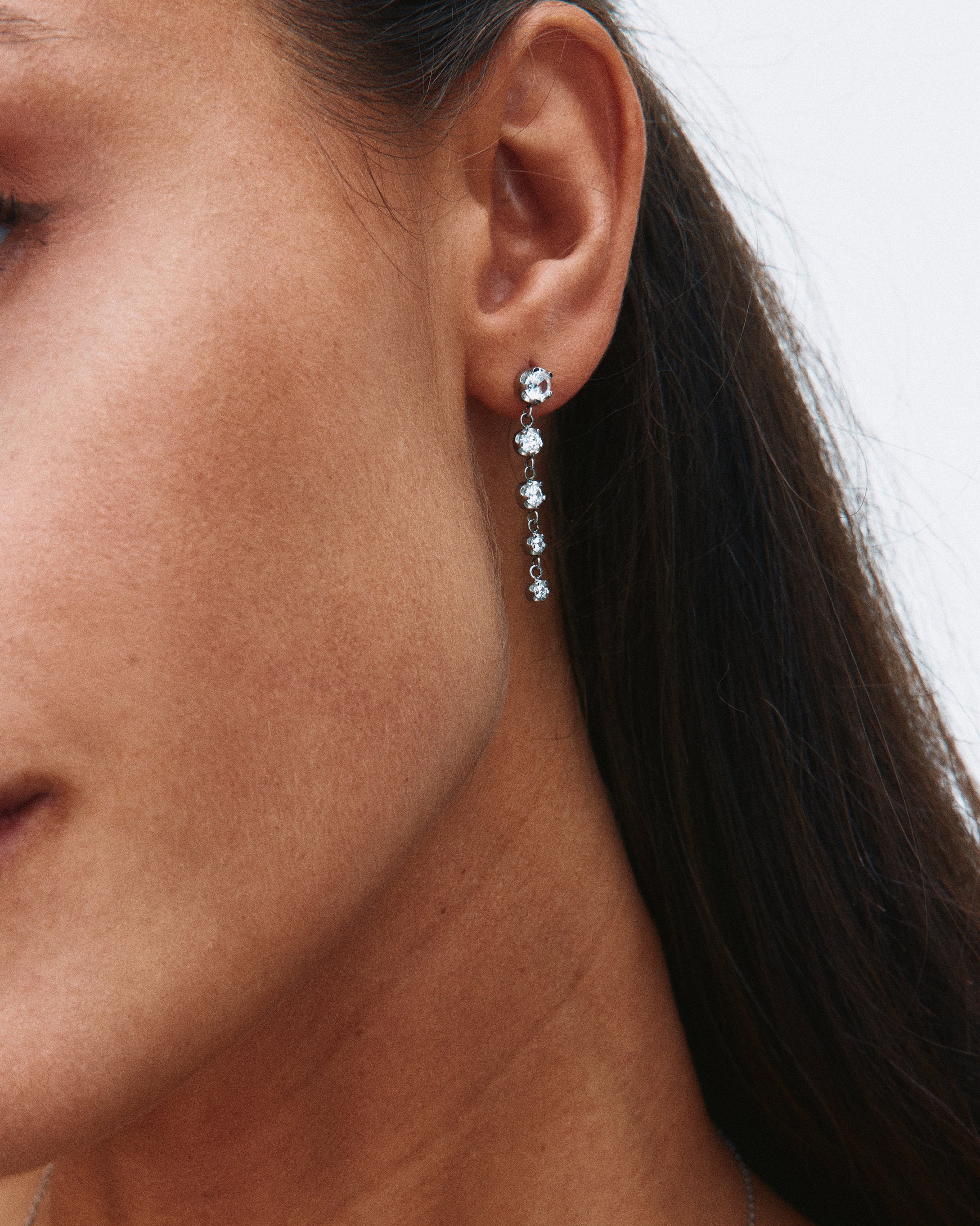 Teeny Earrings Silver Teeny Earrings Silver