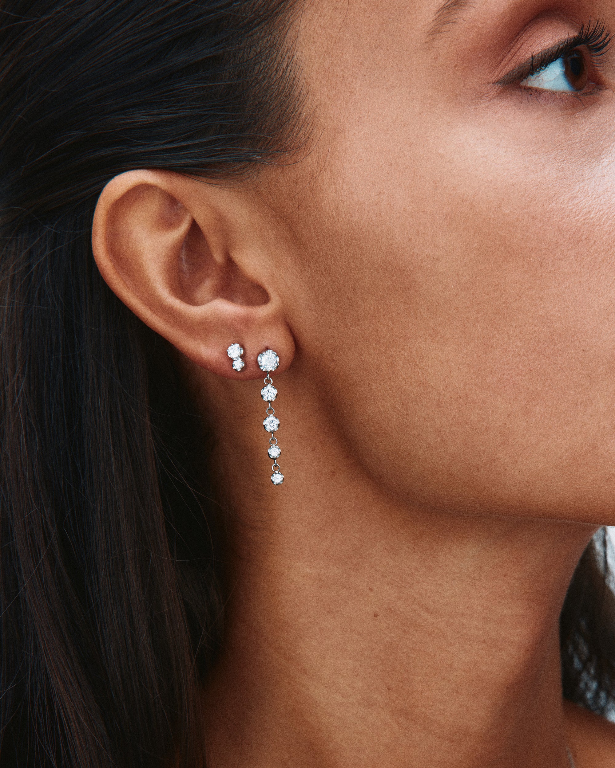 Teeny Earrings Silver Teeny Earrings Silver