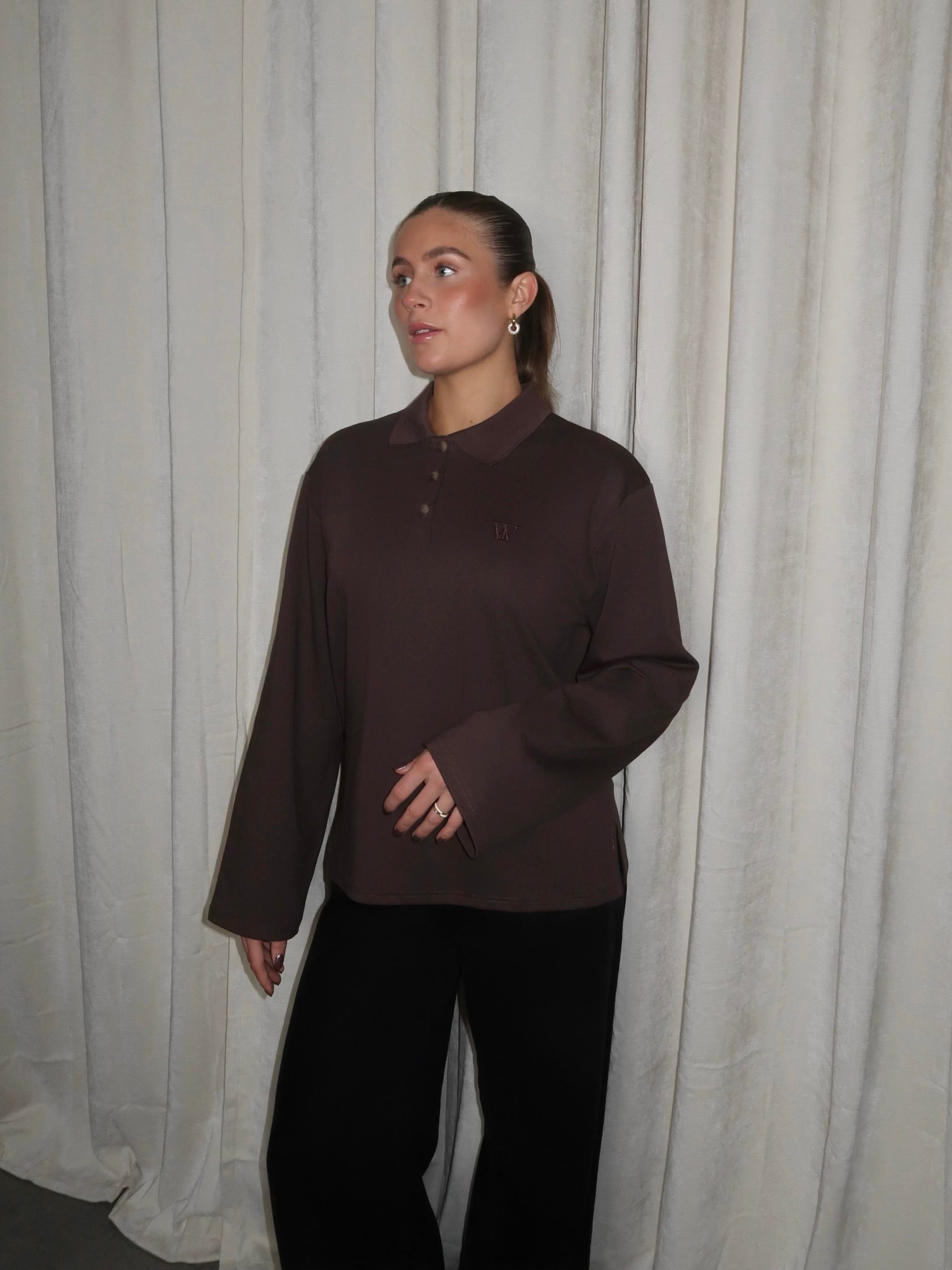 Kelly Polo Shirt - Pecan Brown