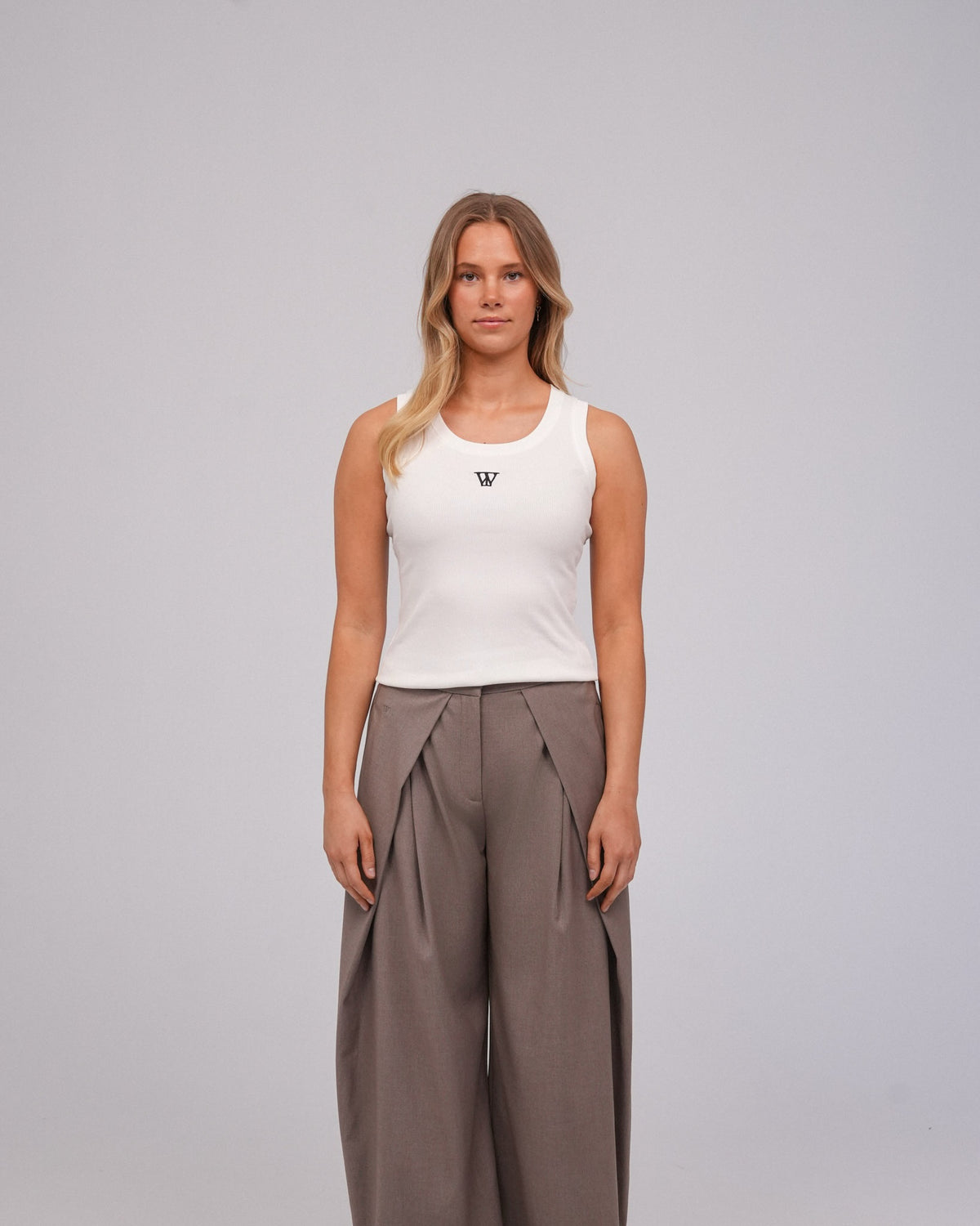TW Logo Top, White