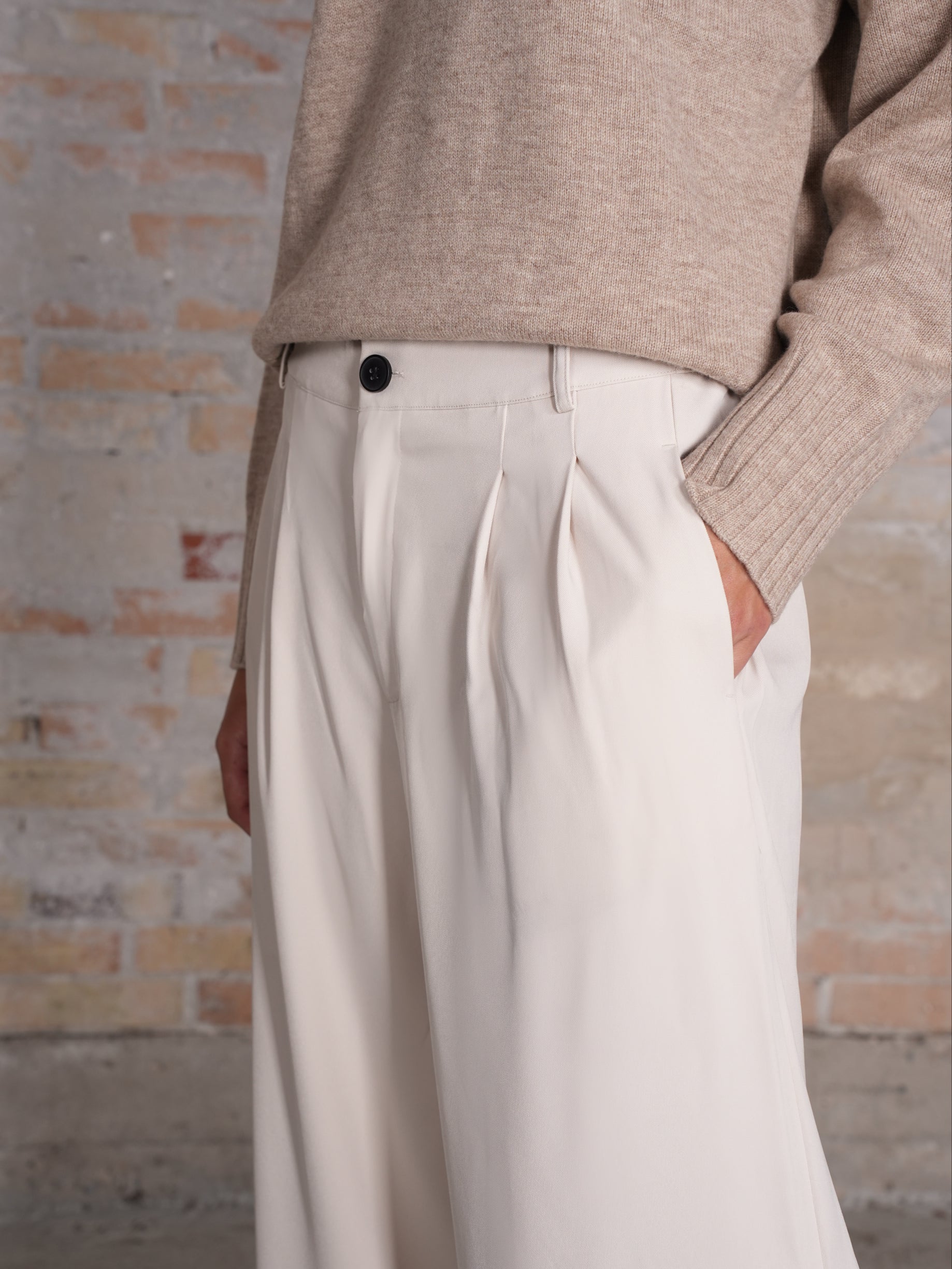 Liva Trousers - Beige