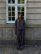 Cloud9 Wide Leg Sweatpants - Shadow
