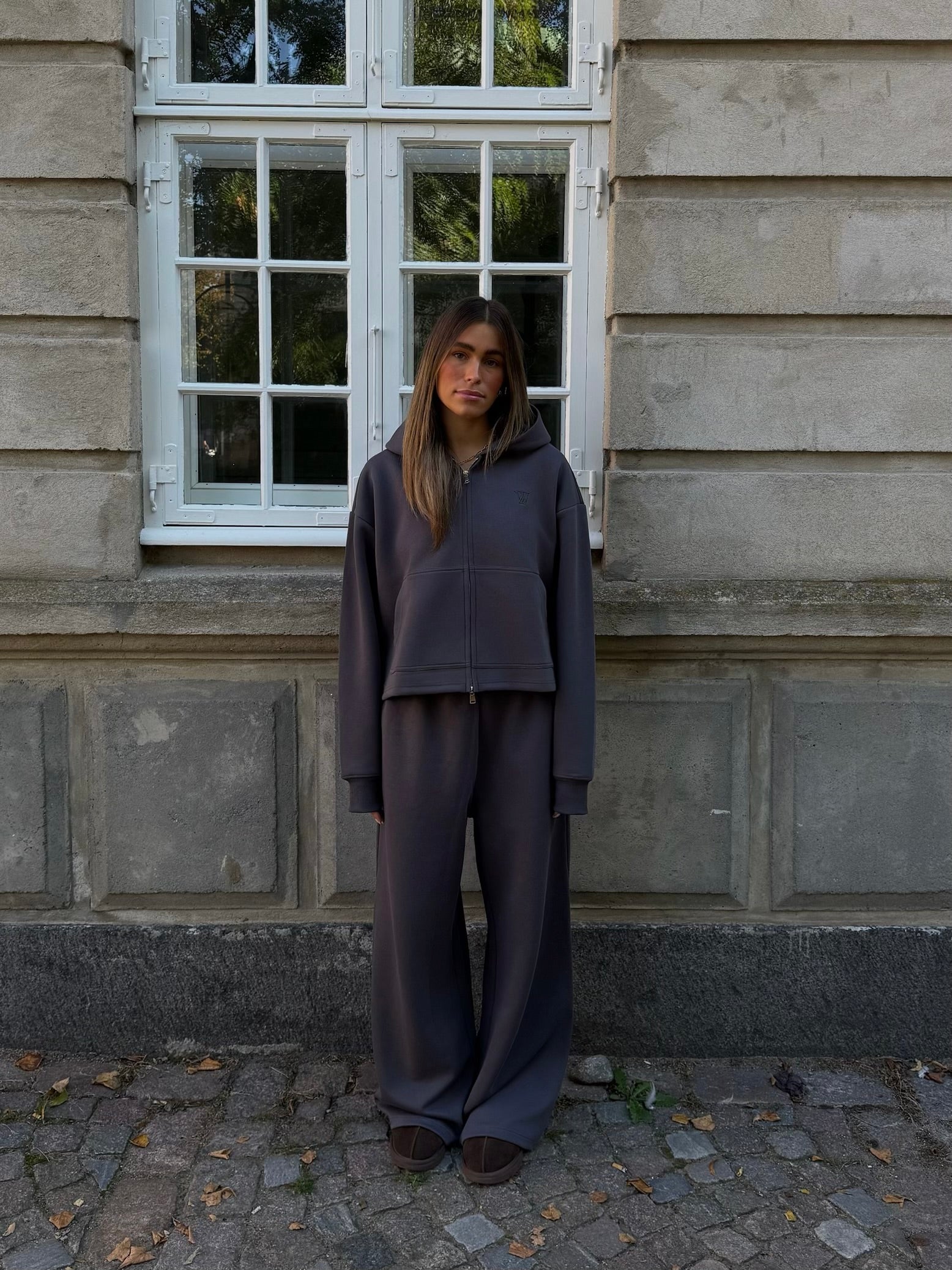 Cloud9 Wide Leg Sweatpants - Shadow