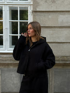 Cloud9 Zip Hoodie - Midnight Black