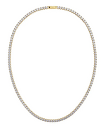 Tennis Necklace Gold
