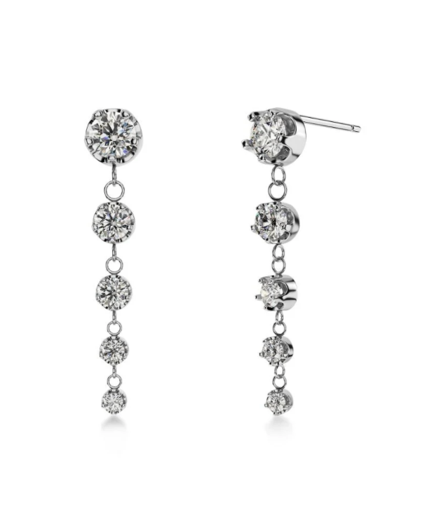 Teeny Earrings Silver Teeny Earrings Silver