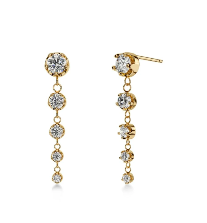 Teeny Earrings Gold