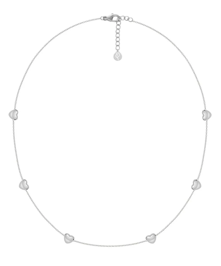 Barley Necklace Multi Silver