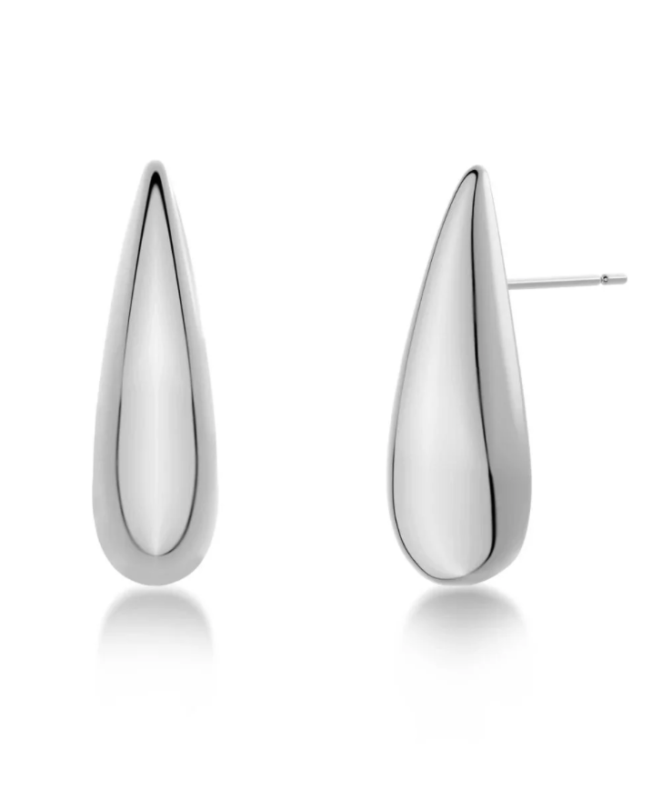 Crest Studs Silver
