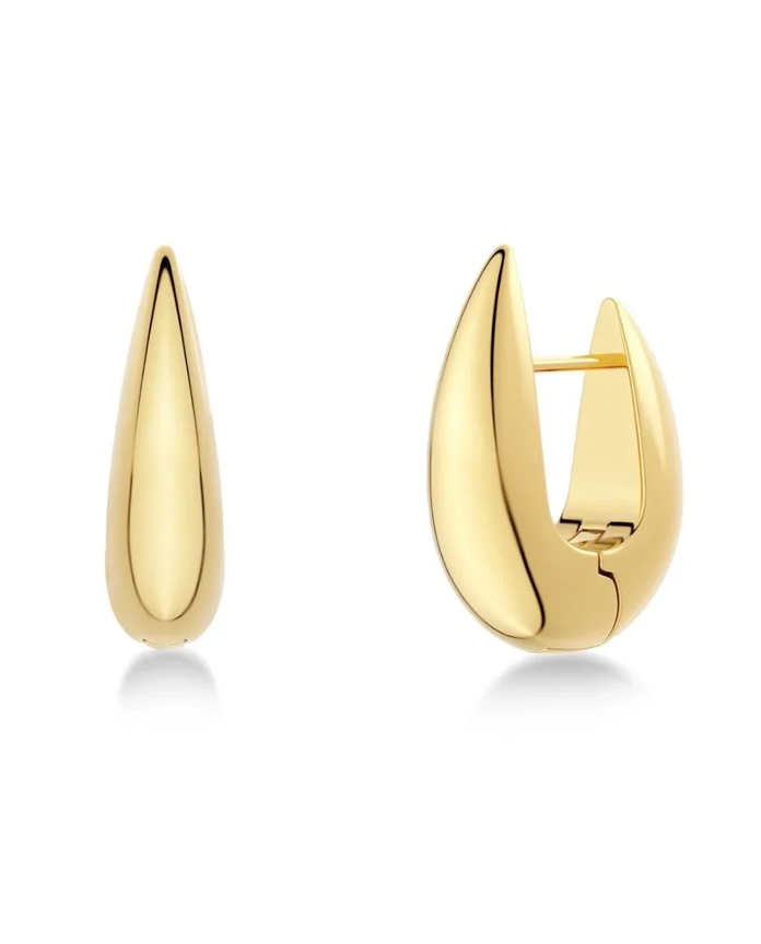 Crest Hoops L Gold