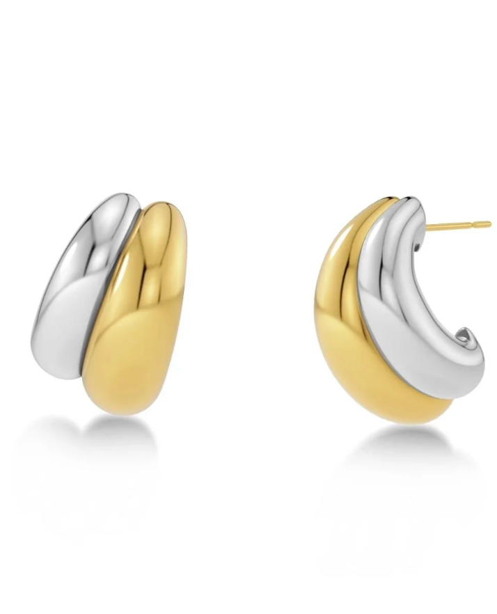 Furo Duo Creoles Silver/Gold