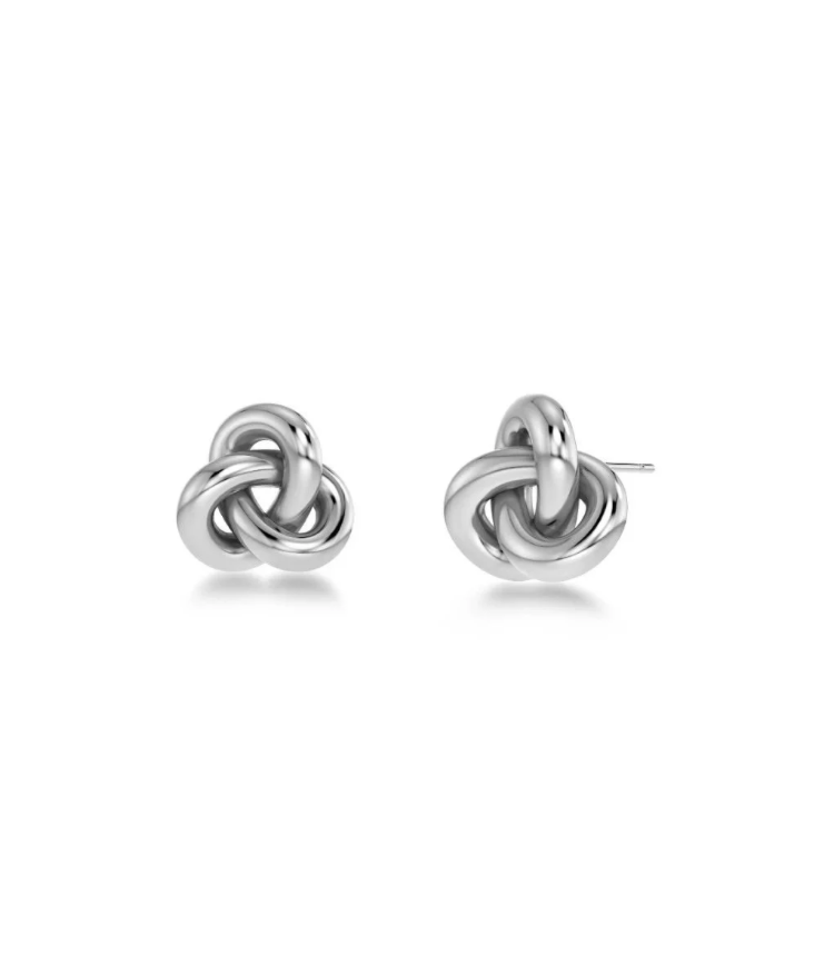 Infinity Knot Studs S Silver