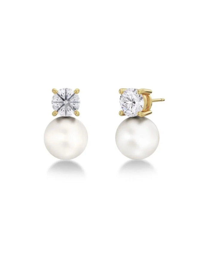 Luna Studs L Gold