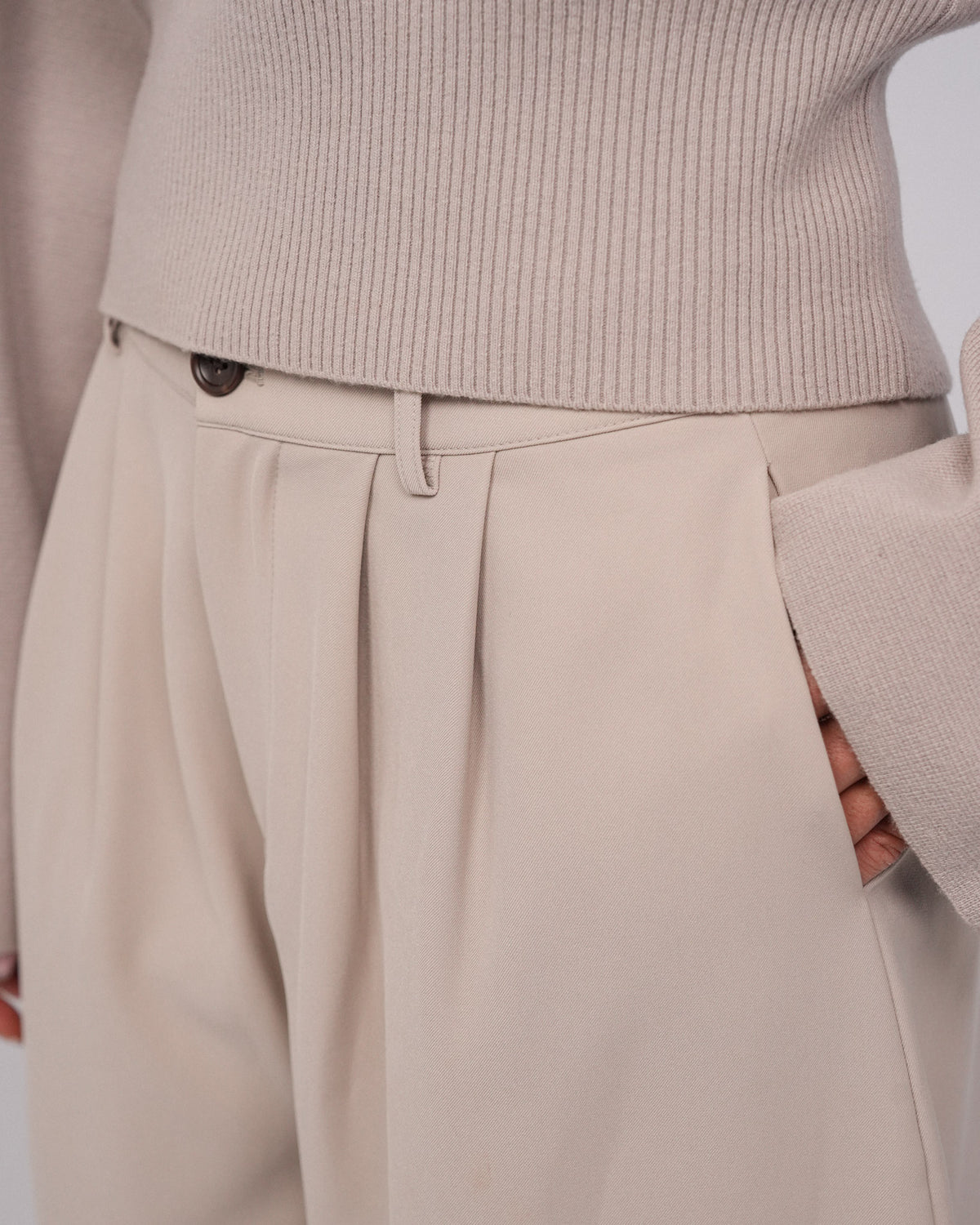 Annika Shorts, Beige