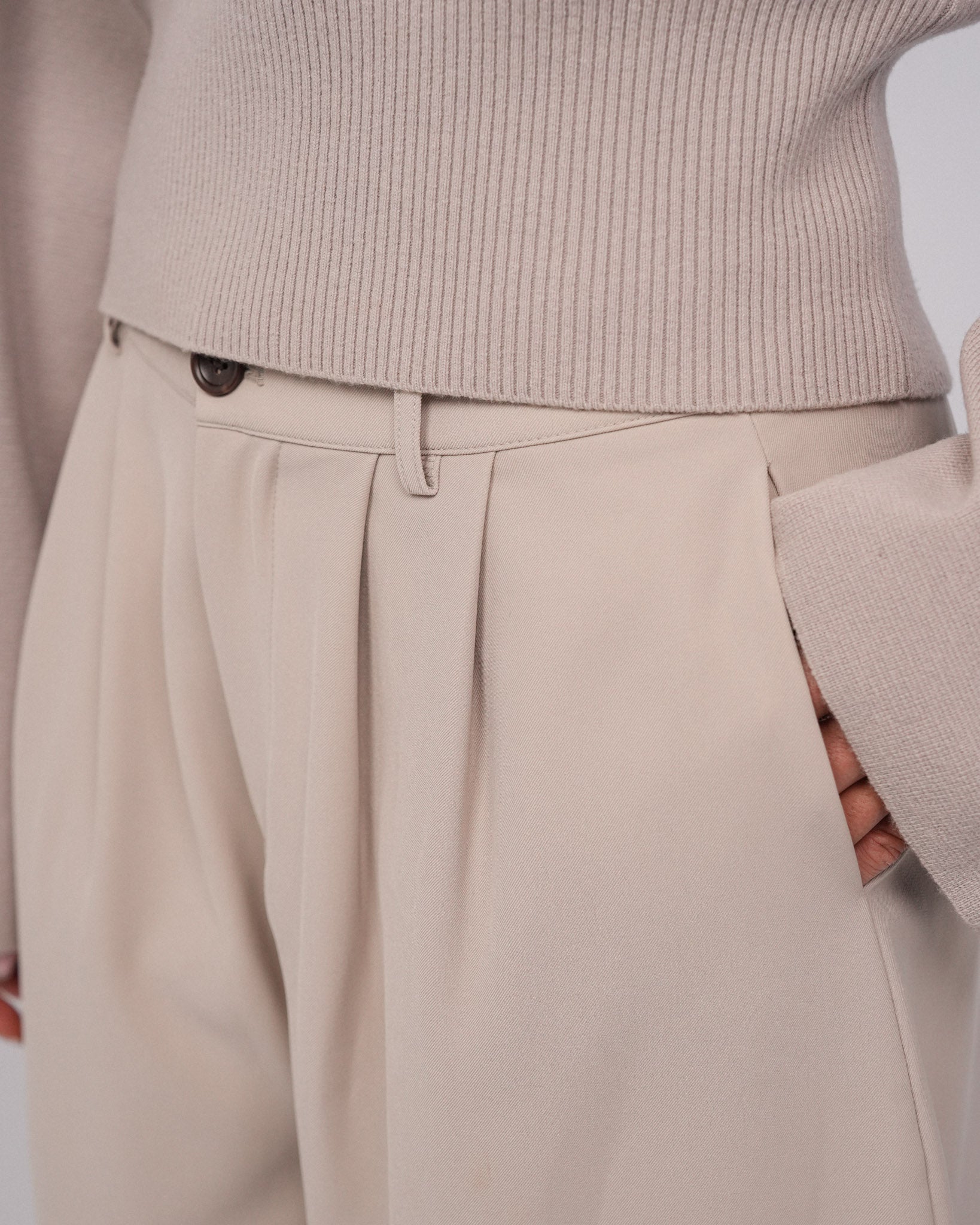 Annika Shorts, Beige