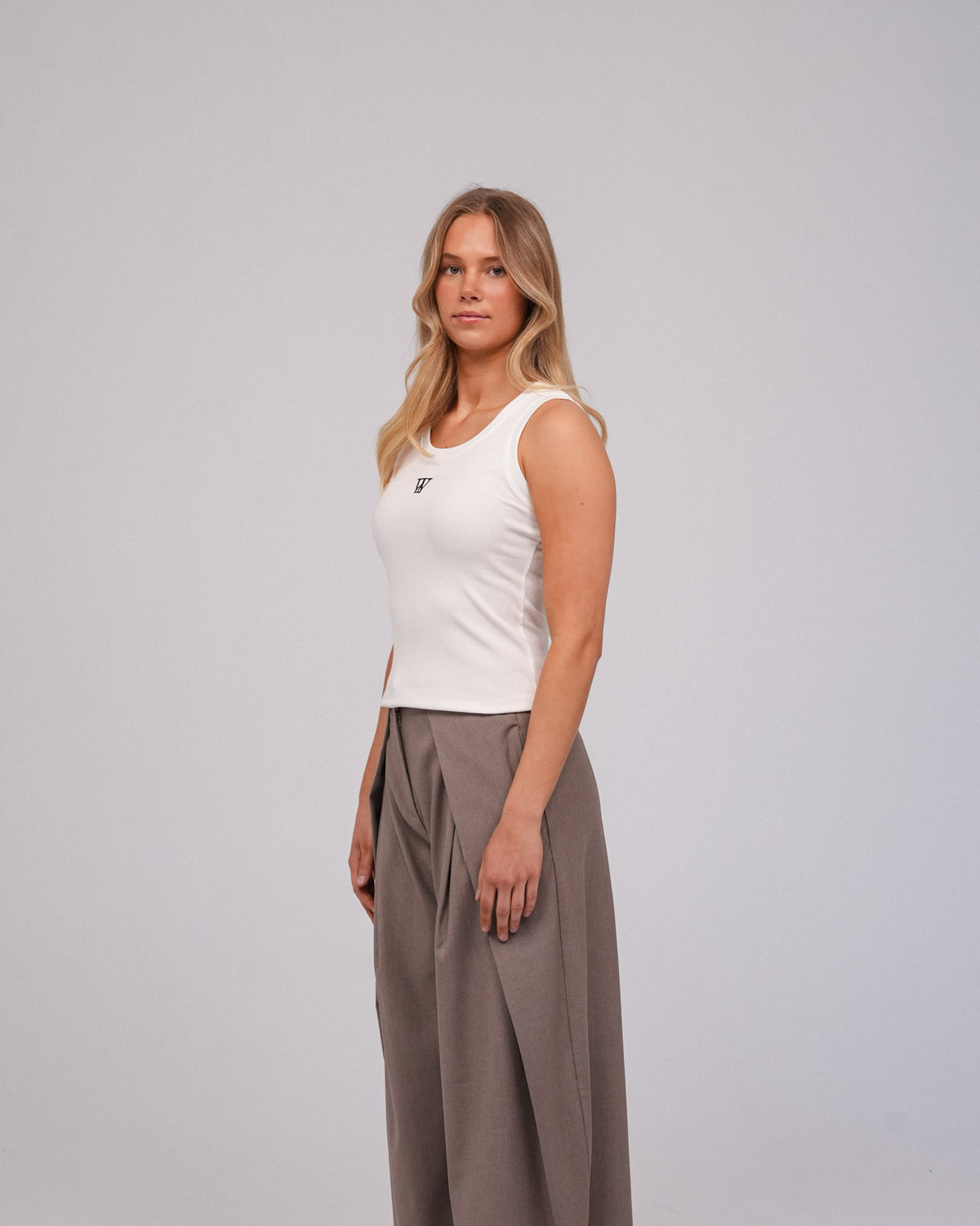 TW Logo Top, White
