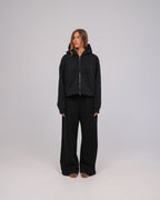 Cloud9 Wide Leg Sweatpants, Midnight Black
